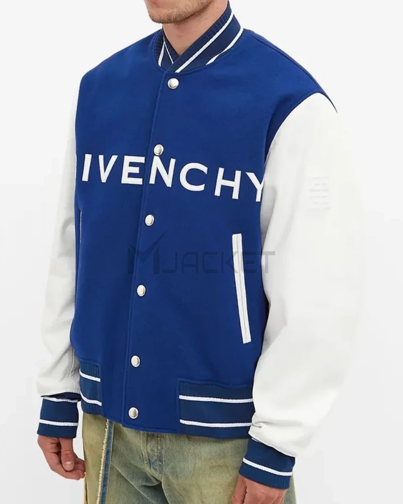 Varsity Givenchy Logo Jacket - image 12