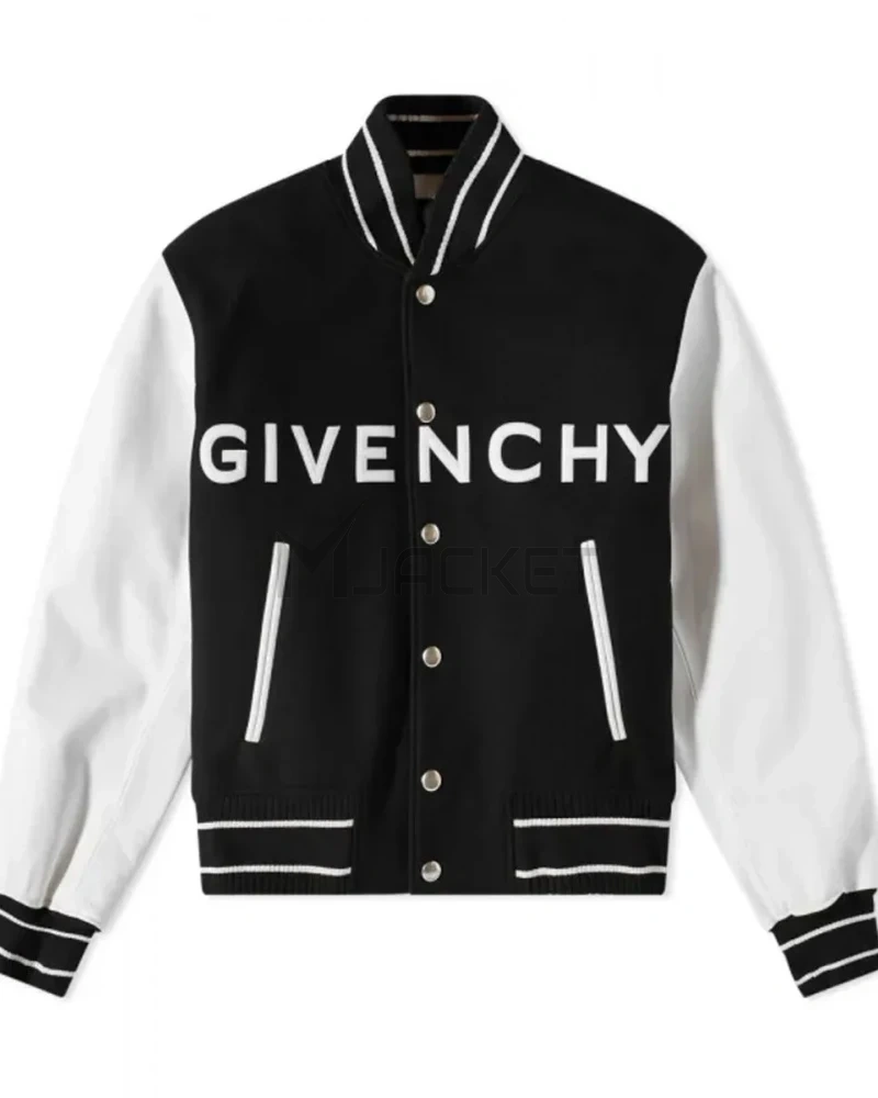 Varsity Givenchy Logo Jacket - image 13