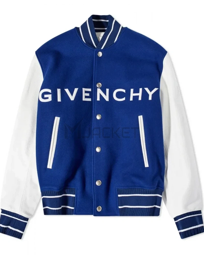 Varsity Givenchy Logo Jacket - image 14