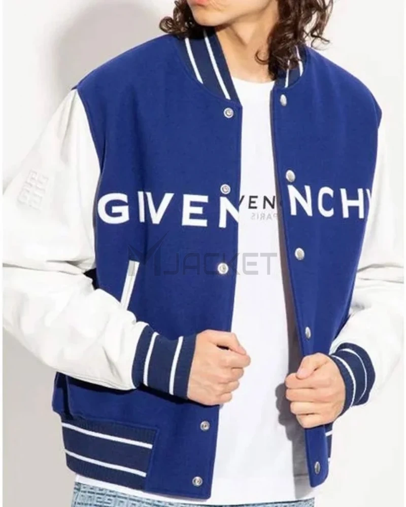 Varsity Givenchy Logo Jacket - image 3