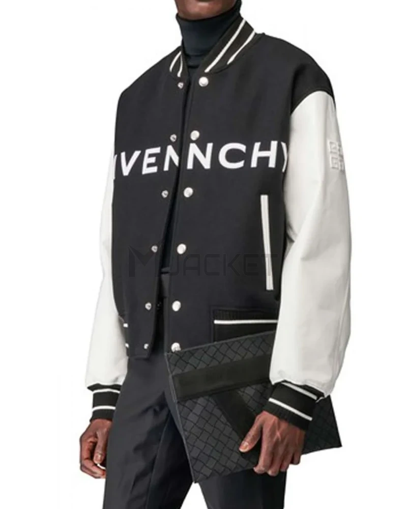 Varsity Givenchy Logo Jacket - image 8