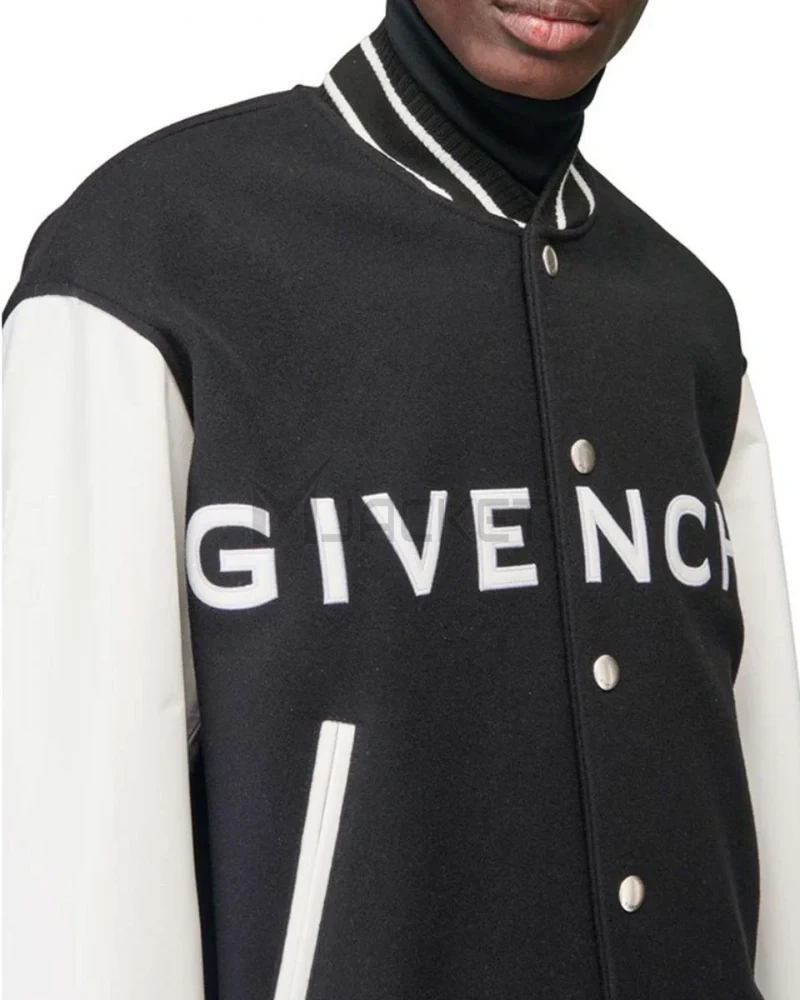 Varsity Givenchy Logo Jacket - image 9