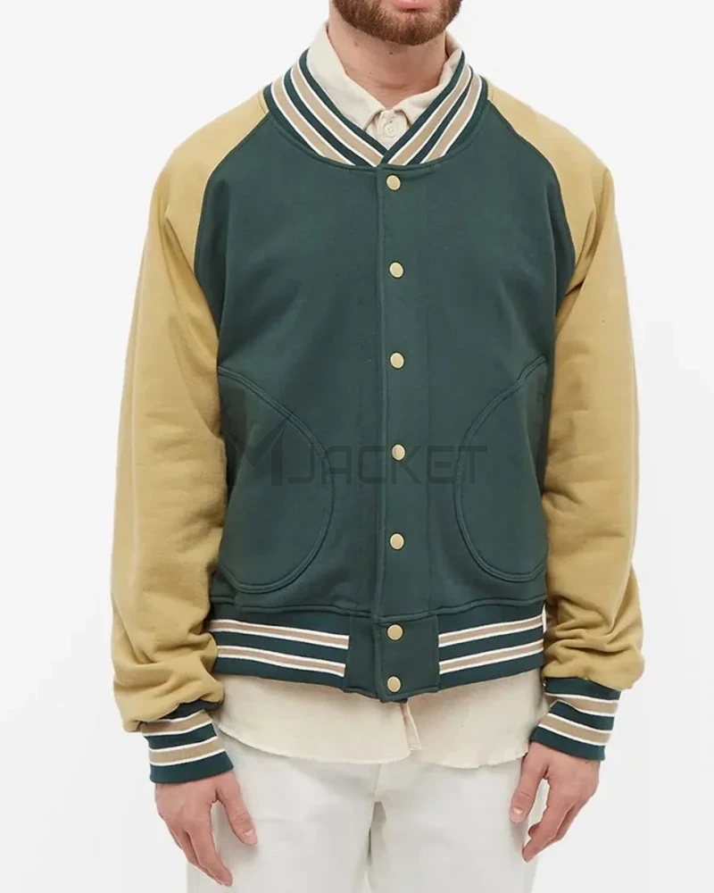 Varsity Mild Old-School Style Full Snap Jacket - image 3