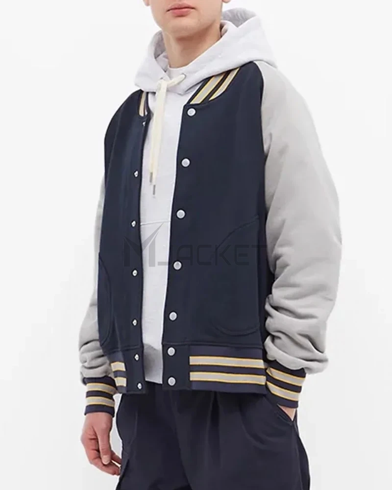 Varsity Mild Old-School Style Full Snap Jacket - image 4