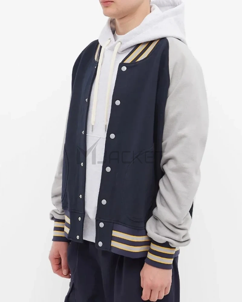Varsity Mild Old-School Style Full Snap Jacket - image 7