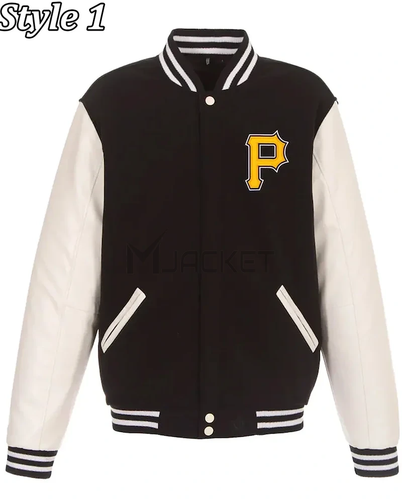 Varsity Pittsburgh Pirates Black/White Jacket - image 1