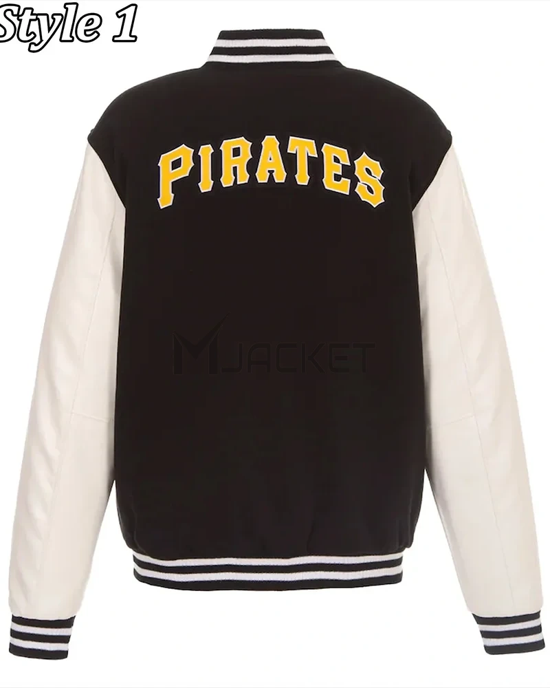 Varsity Pittsburgh Pirates Black/White Jacket - image 3