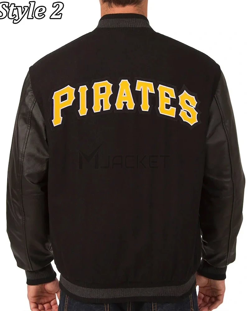 Varsity Pittsburgh Pirates Black/White Jacket - image 4