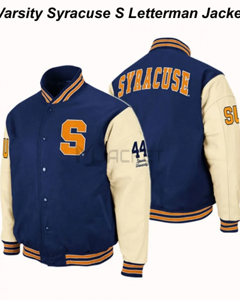 Varsity Syracuse S Letterman Jacket - image 3