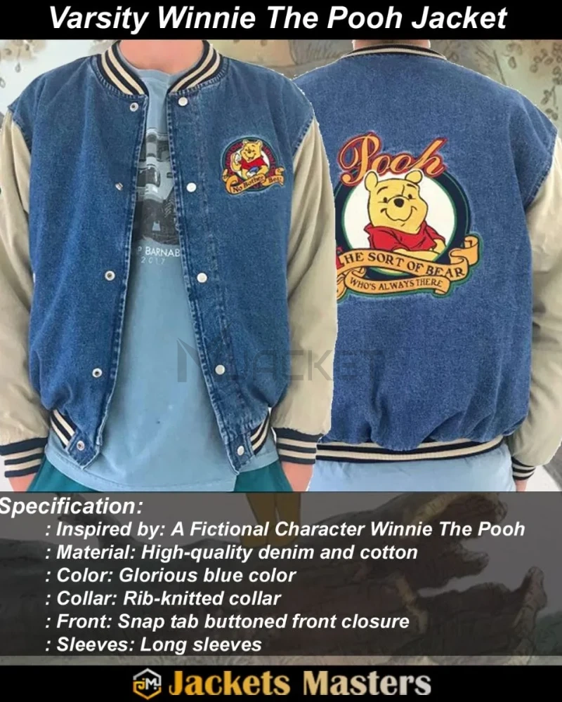 Varsity Winnie The Pooh Jacket - image 5