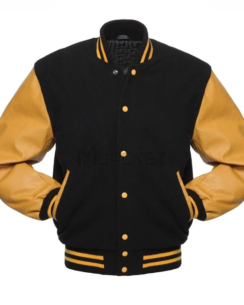 Varsity Wool and Leather Jacket - image 10