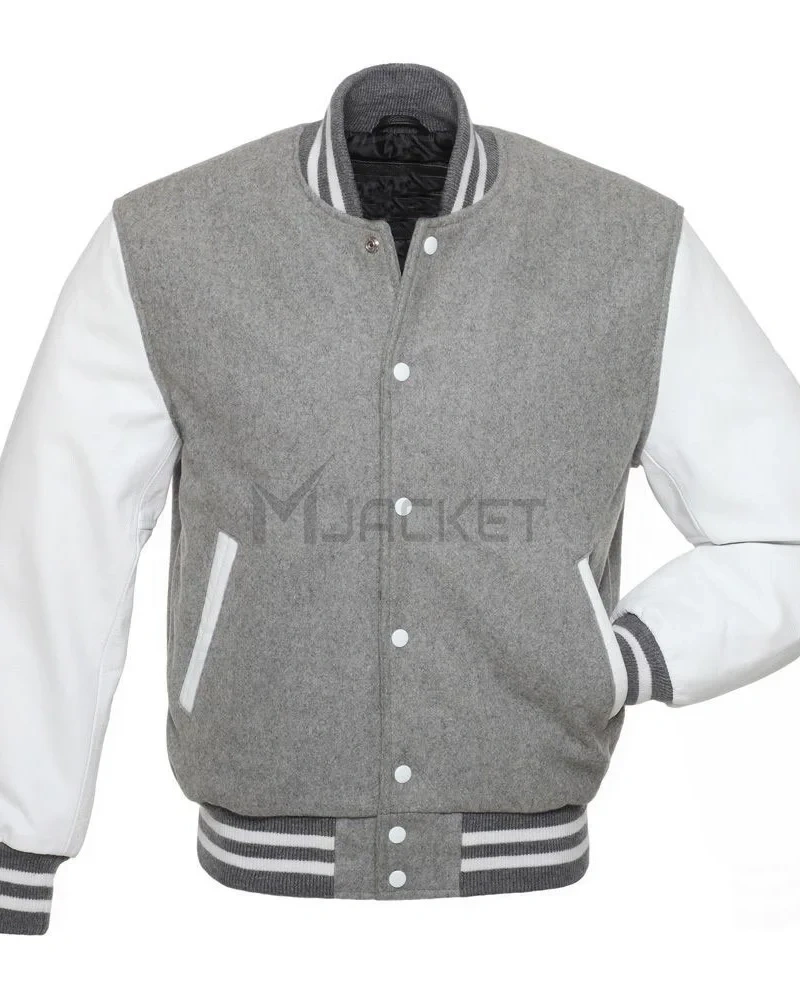 Varsity Wool and Leather Jacket - image 11