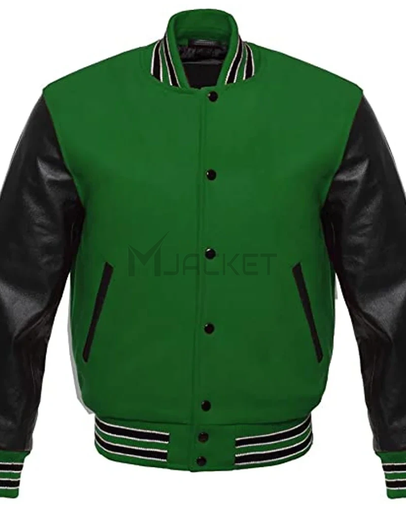 Varsity Wool and Leather Jacket - image 2