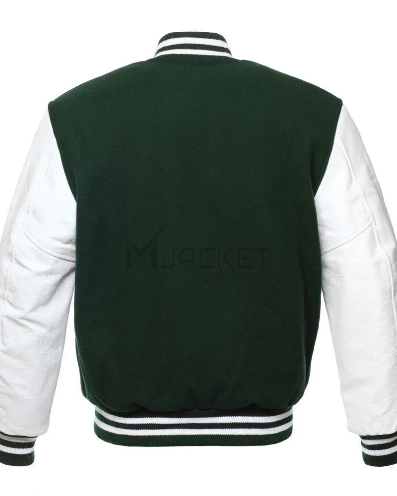 Varsity Wool and Leather Jacket - image 21