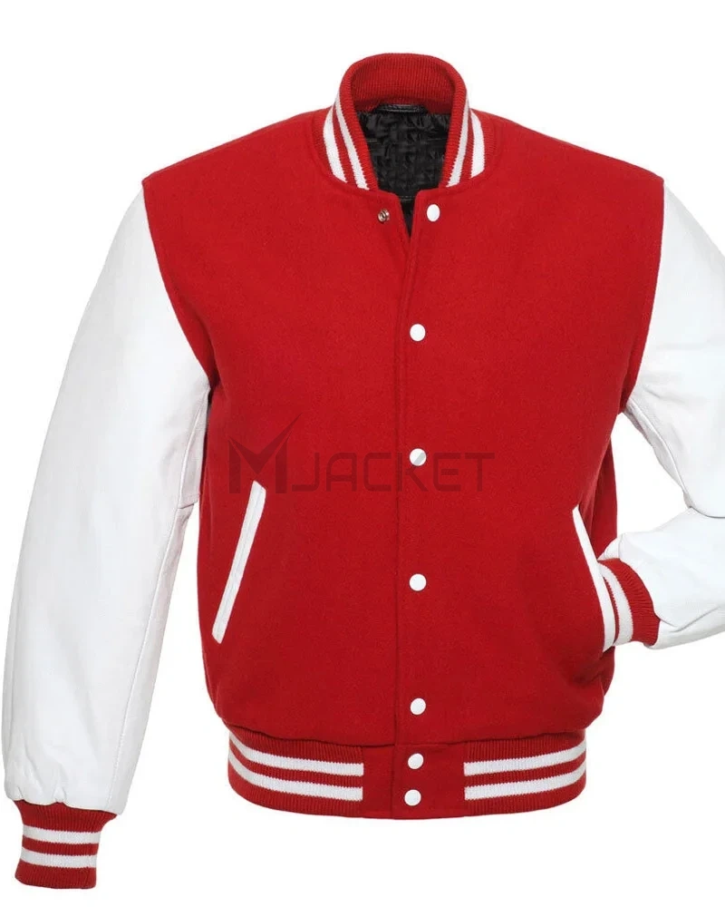 Varsity Wool and Leather Jacket - image 7