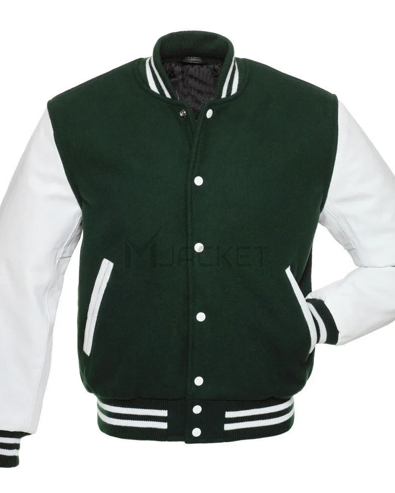 Varsity Wool and Leather Jacket - image 8