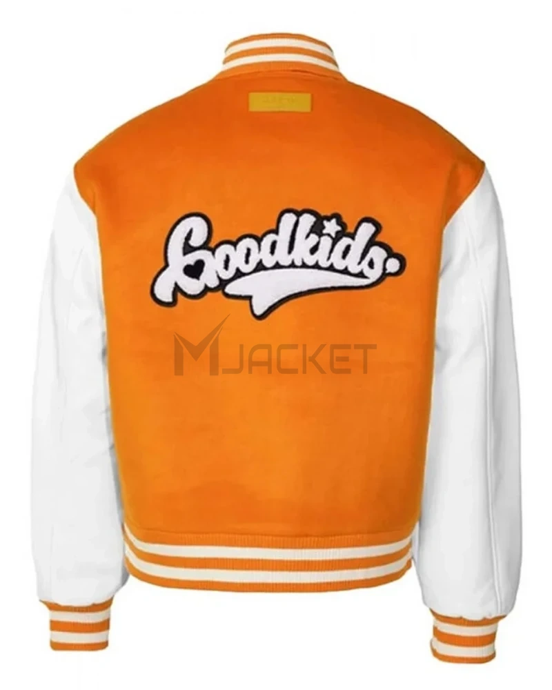 Varsity Worldwide Cherub A Few Good Kids Wool/Leather Jacket - image 4