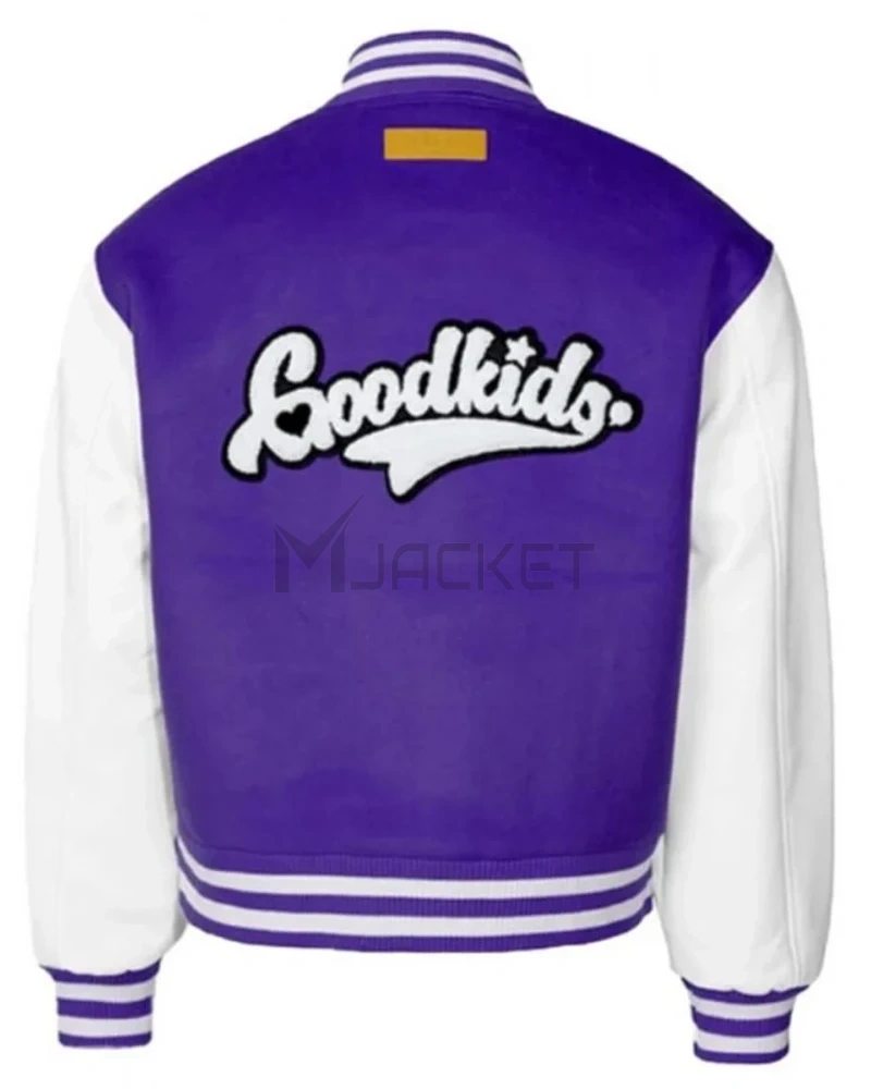 Varsity Worldwide Cherub A Few Good Kids Wool/Leather Jacket - image 5