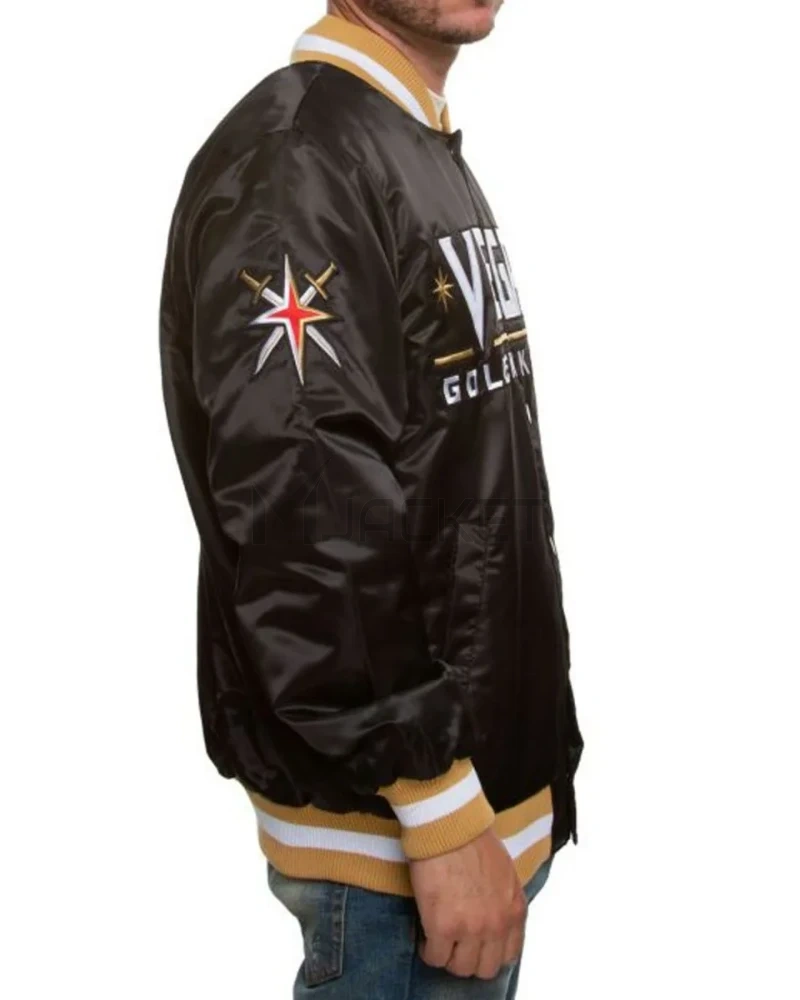 Vegas Golden Knights Satin Jacket - image 14