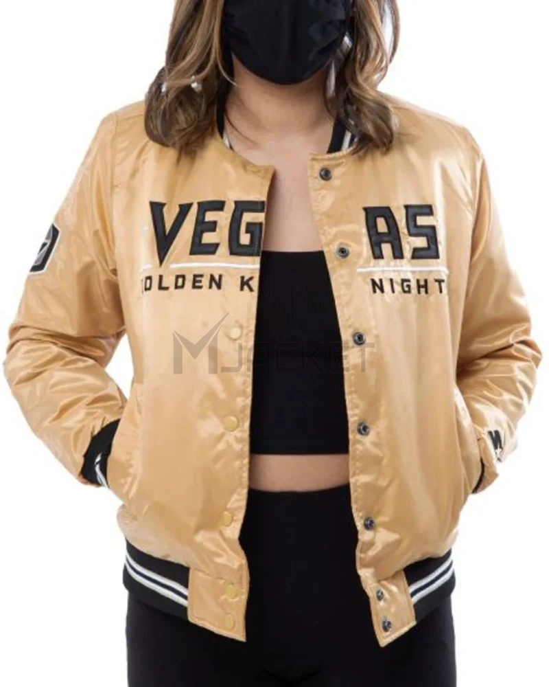 Vegas Golden Knights Satin Jacket - image 8