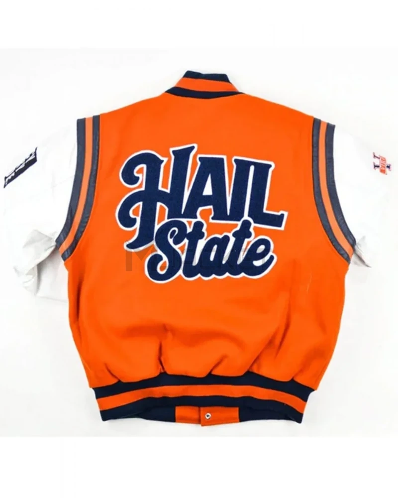 Virginia State University Motto 2.0 Hail State Varsity Jacket - image 3