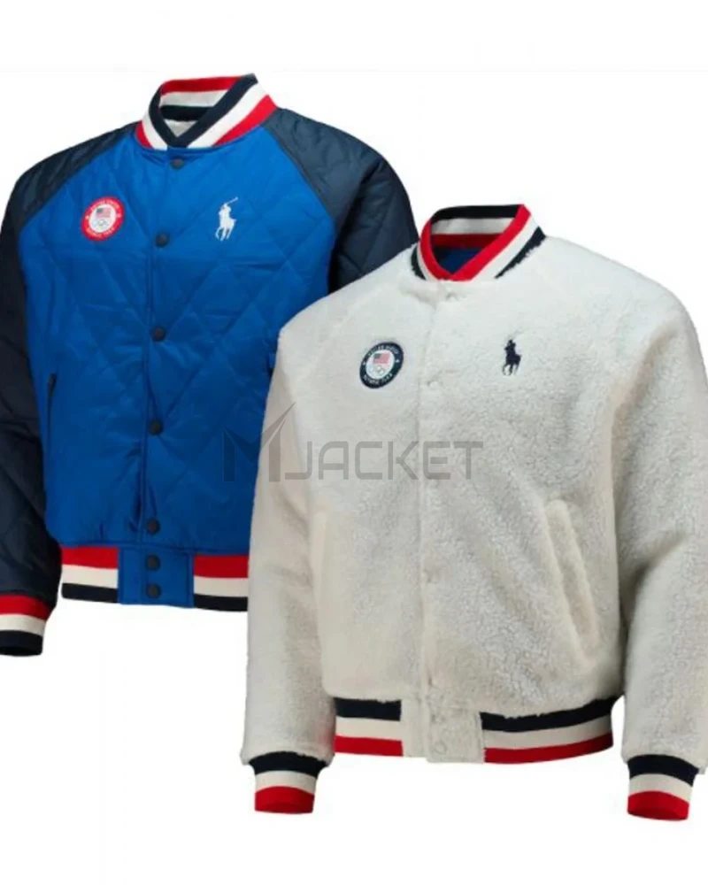 Winter Olympics 2022 Team USA Reversible Raglan Jacket - image 4